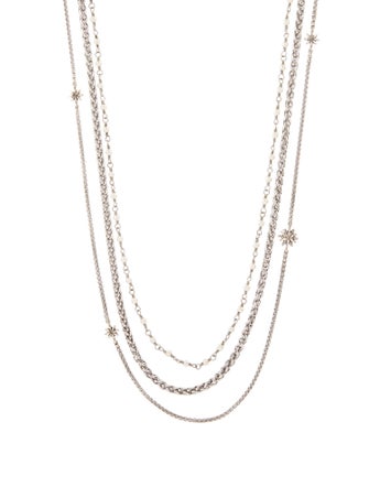 David Yurman Pearl Starburst Multistrand Necklace