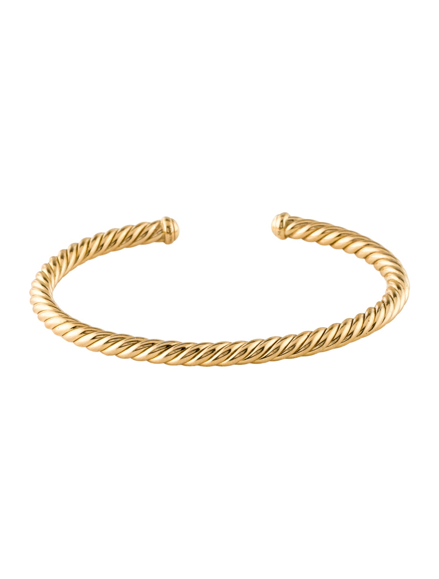 David Yurman 18K Cable Flex Cuff