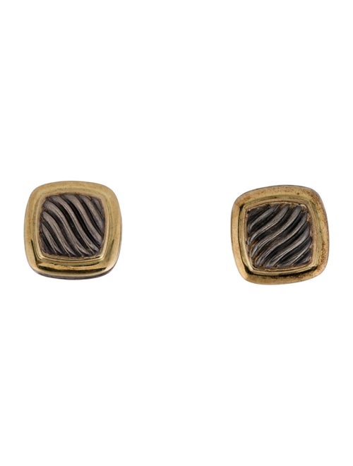 David Yurman Two-Tone Albion Earclips