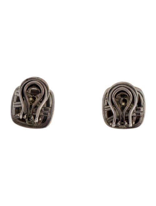 David Yurman Two-Tone Albion Earclips