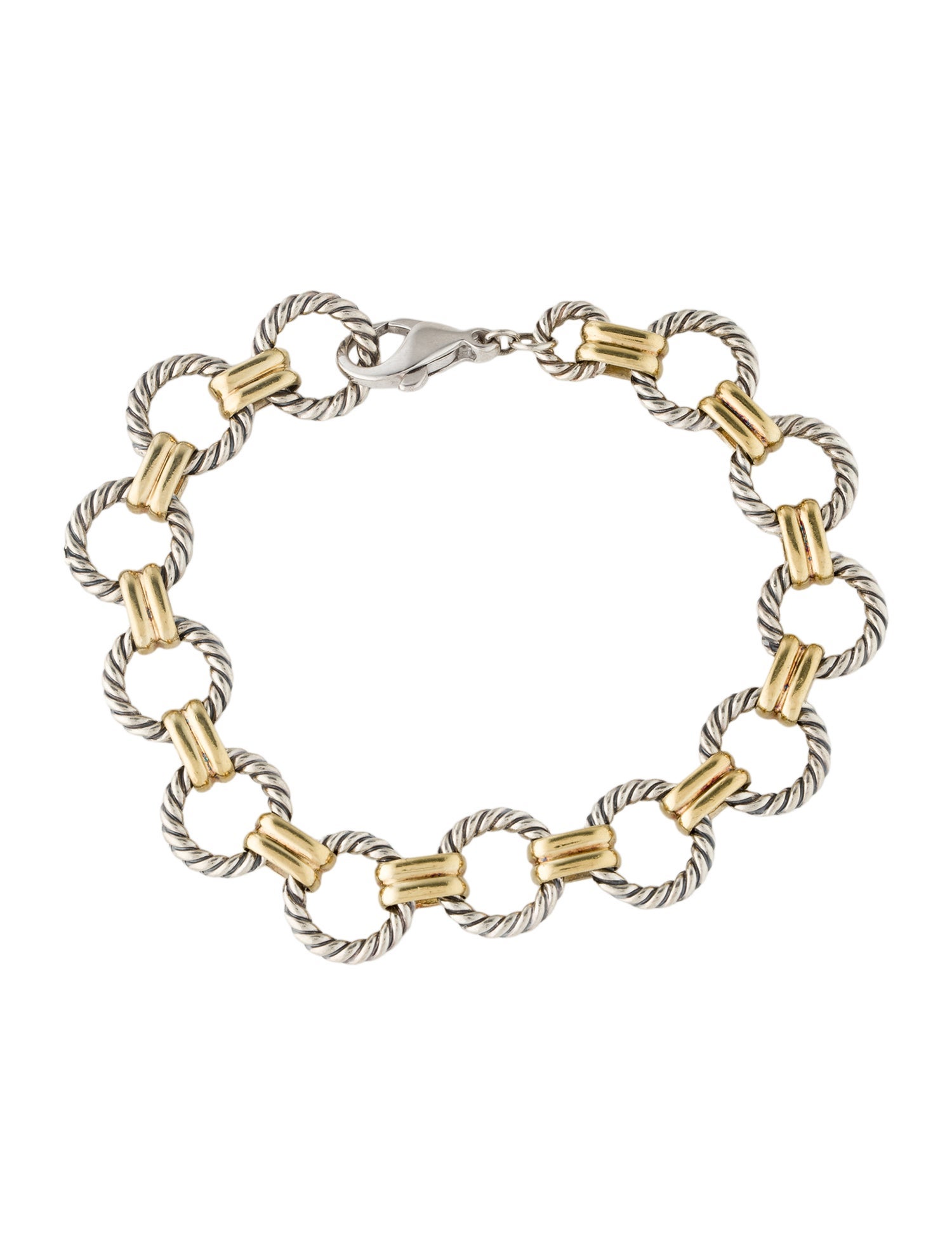 David Yurman Vintage Two-Tone Cable Bracelet