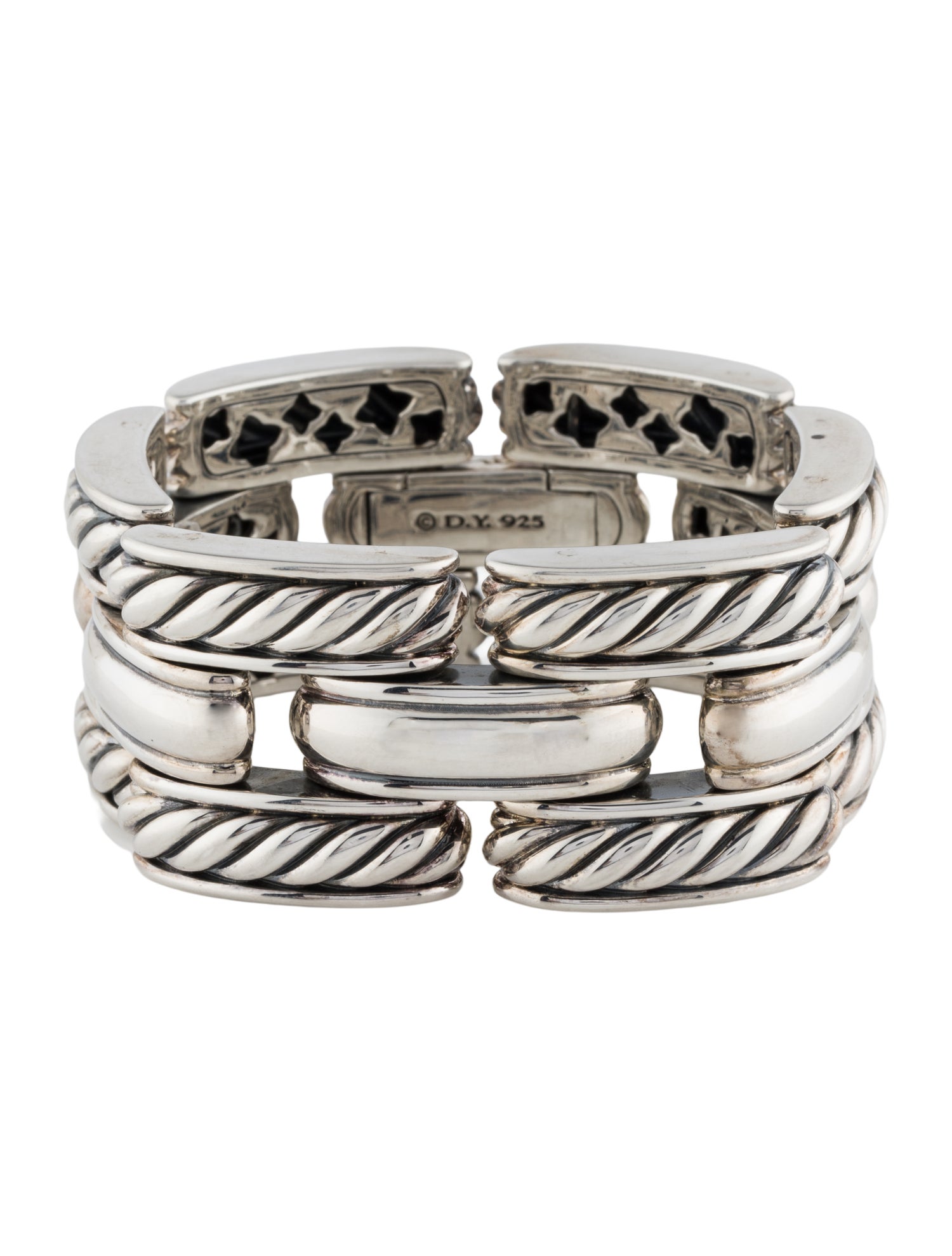David Yurman Wide Cable Link Bracelet