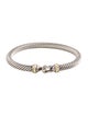 David Yurman Two-Tone Cable Buckle Bangle