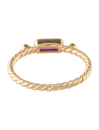 David Yurman 18K Tourmaline & Diamond Novella Ring