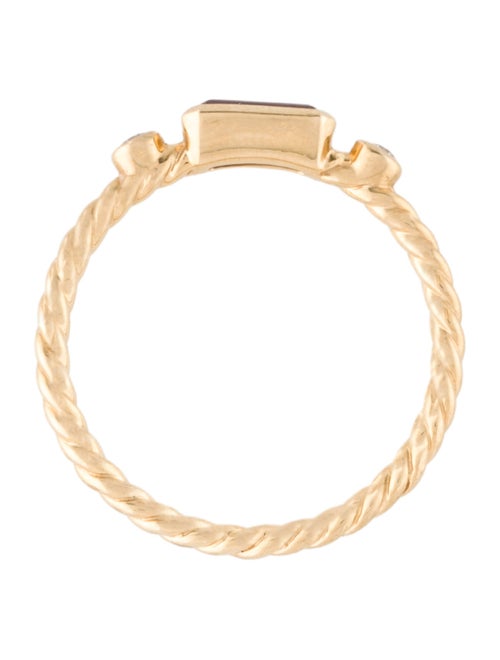 David Yurman 18K Tourmaline & Diamond Novella Ring