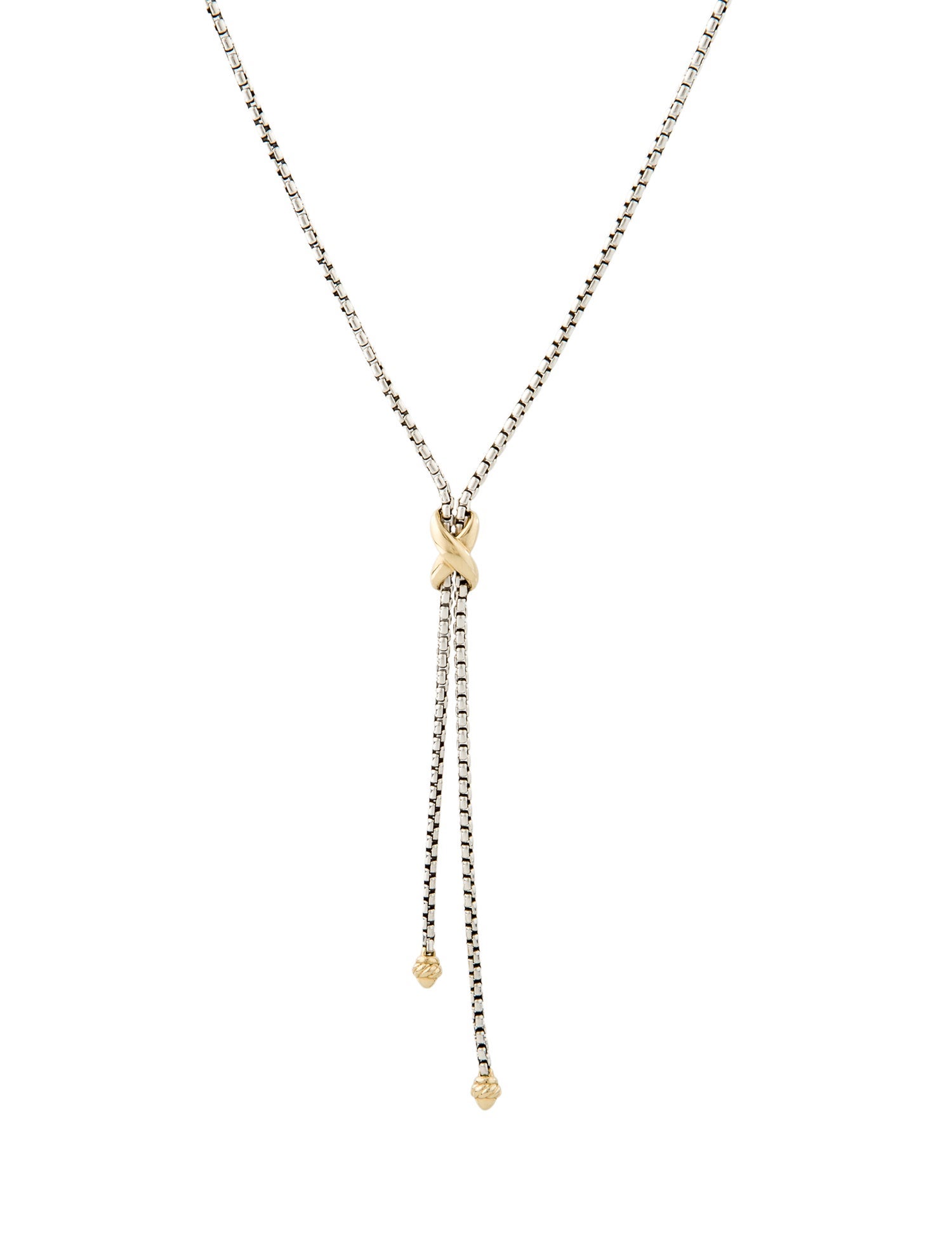 David Yurman Petite X Lavalier Necklace