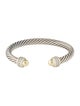 David Yurman Diamond Cable Cuff Bracelet