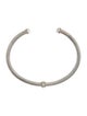 David Yurman Diamond Cable Flex Cuff Bracelet