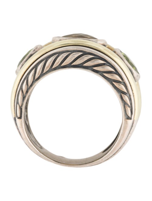 David Yurman Citrine & Peridot Renaissance Band