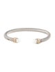 David Yurman Two-Tone Pearl Classic Cable Bracelet