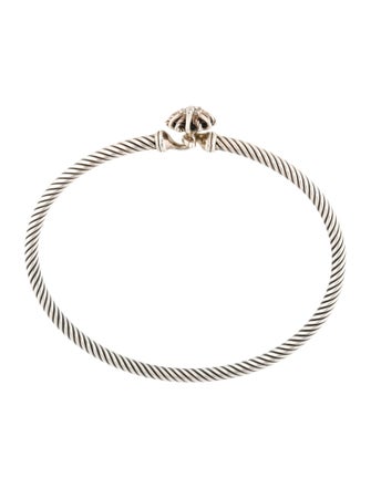 David Yurman Diamond Starburst Single Station Bracelet