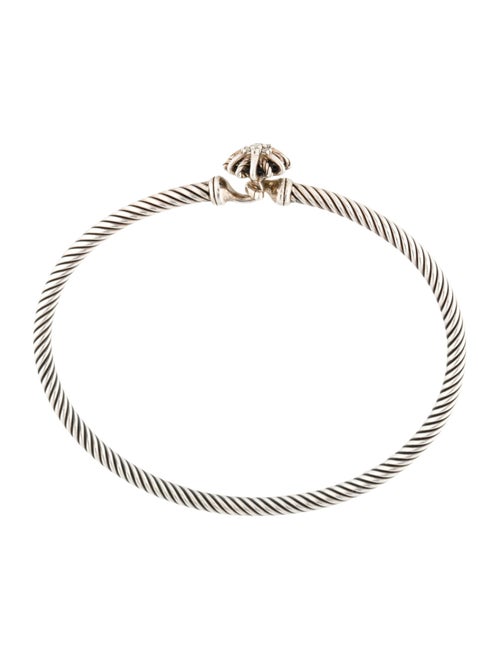 David Yurman Diamond Starburst Single Station Bracelet