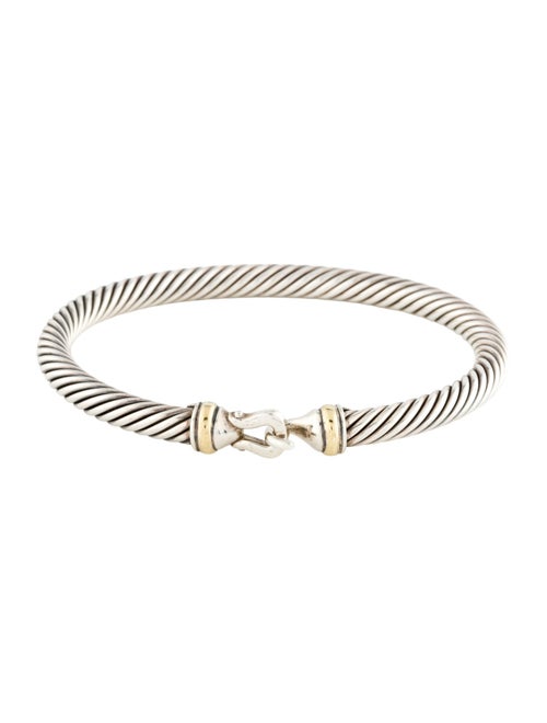 David Yurman Two-Tone Buckle Classic Cable Bracelet