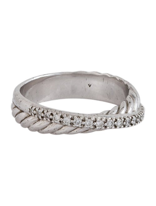David Yurman Diamond Crossover Band Ring