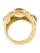 David Yurman 18K Citrine & Quartz Renaissance Ring