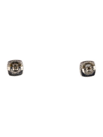 David Yurman Onyx & Diamond Albion Stud Earrings