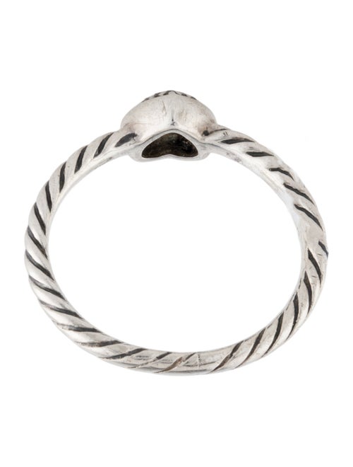David Yurman Diamond Cable Collectibles Heart Stack Ring