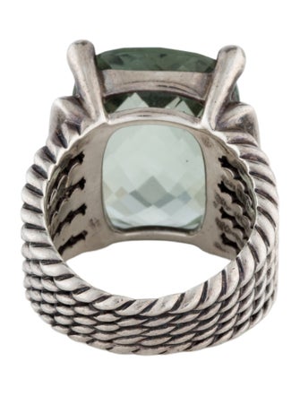 David Yurman Prasiolite & Diamond Wheaton Cocktail Ring