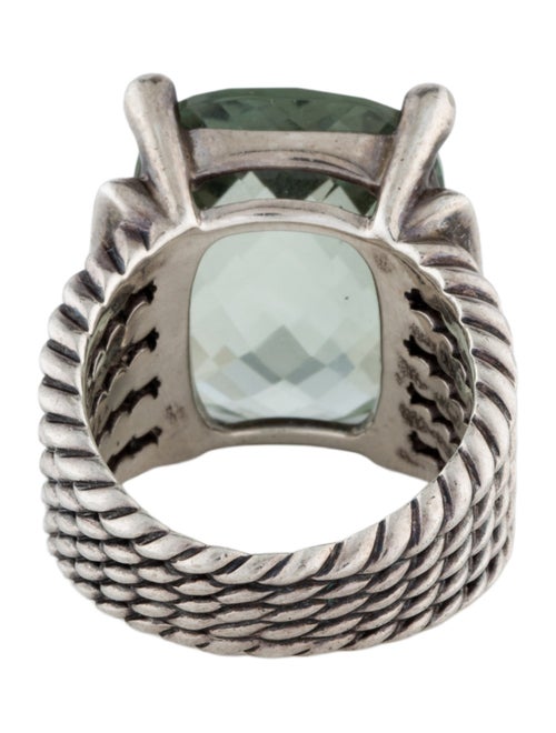 David Yurman Prasiolite & Diamond Wheaton Cocktail Ring