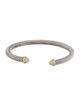 David Yurman Two-Tone Classic Cable Bracelet
