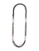 David Yurman Eight Row Curb Link Station Necklace