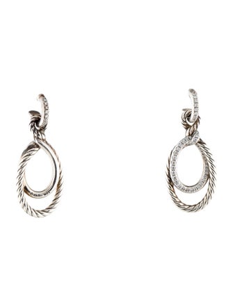 David Yurman Diamond Continuance Drop Earrings