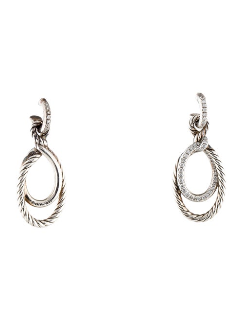 David Yurman Diamond Continuance Drop Earrings