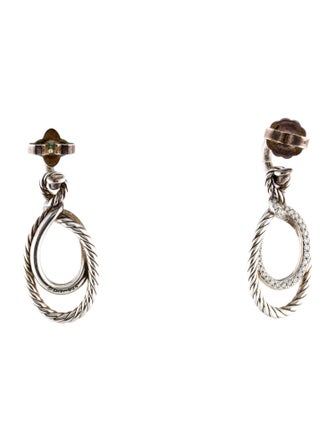 David Yurman Diamond Continuance Drop Earrings