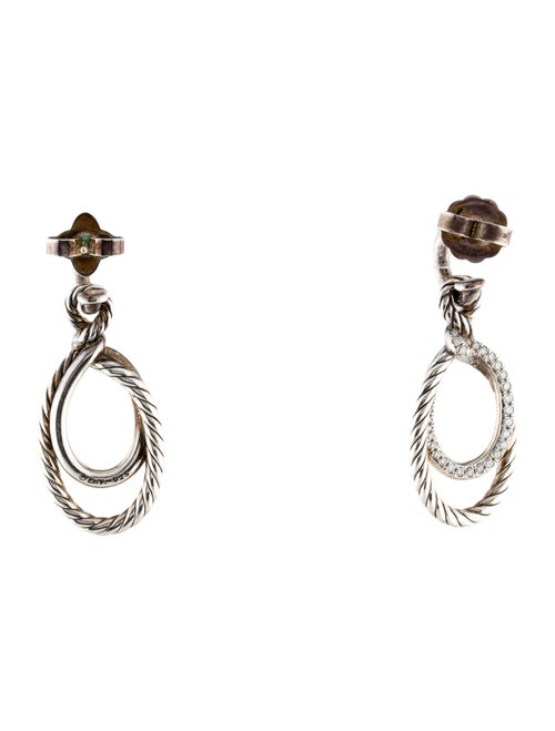 David Yurman Diamond Continuance Drop Earrings