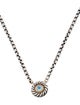 David Yurman Topaz Cookie Color Classics Pendant Necklace