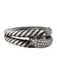 David Yurman Diamond Labyrinth Single-Loop Ring