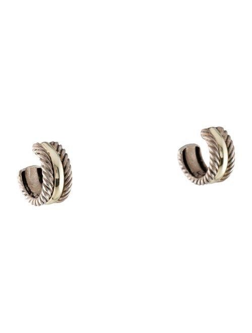 David Yurman Two-Tone Cable Collectible Huggies