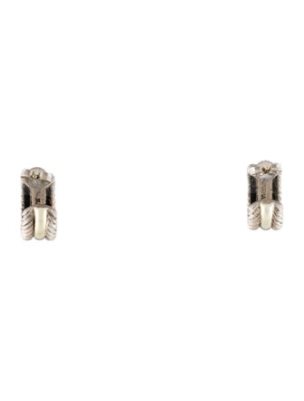 David Yurman Two-Tone Cable Collectible Huggies