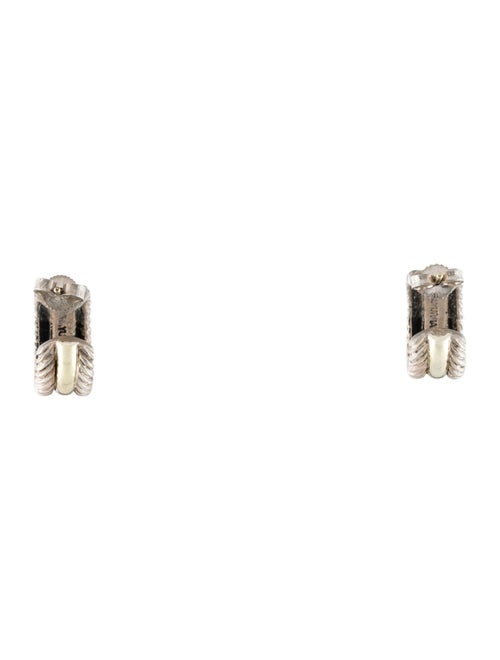 David Yurman Two-Tone Cable Collectible Huggies