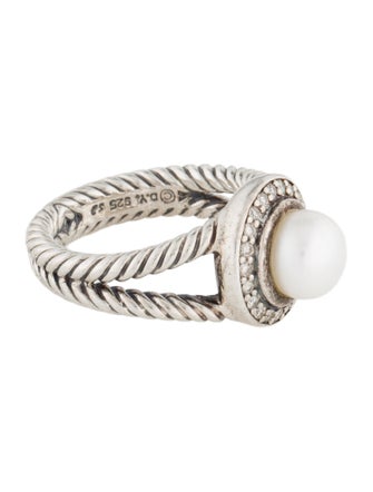 David Yurman Pearl & Diamond Cerise Ring