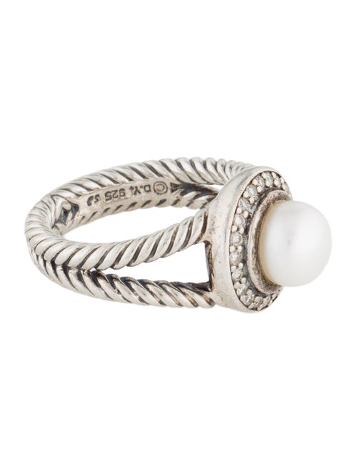 David Yurman Pearl & Diamond Cerise Ring