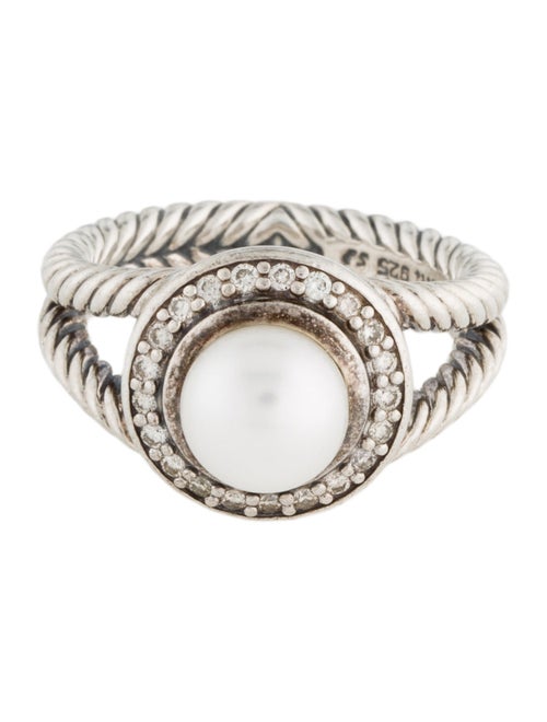 David Yurman Pearl & Diamond Cerise Ring