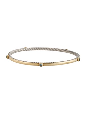 David Yurman Topaz Inside Out Bangle Bracelet