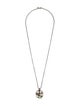 David Yurman Pearl & Diamond Crossover Large Cluster Pendant Necklace