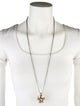 David Yurman Pearl & Diamond Crossover Large Cluster Pendant Necklace