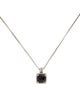 David Yurman Onyx & Diamond Châtelaine Pavé Bezel Pendant Necklace
