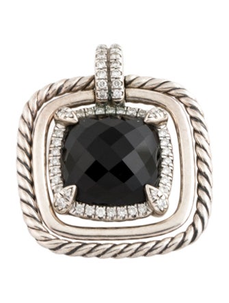 David Yurman Onyx & Diamond Châtelaine Pendant
