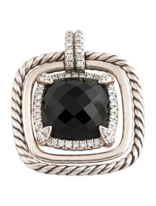 David Yurman Onyx & Diamond Châtelaine Pendant