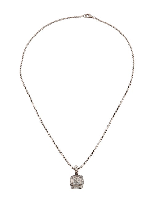David Yurman Diamond Petite Albion Pendant Necklace