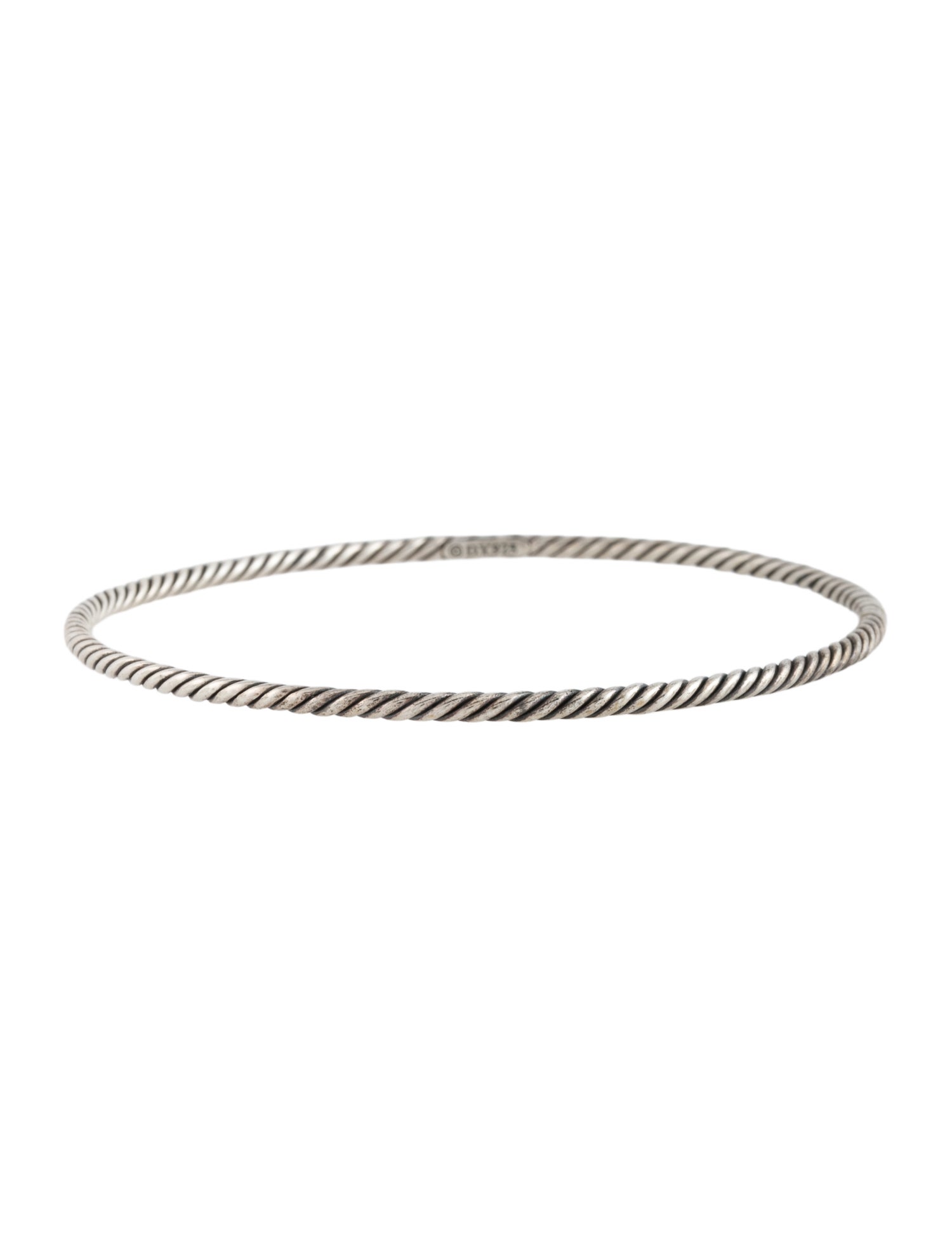 David Yurman Thin Cable Bangle Bracelet