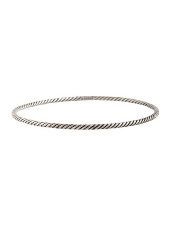 David Yurman Thin Cable Bangle Bracelet