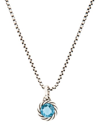 David Yurman Topaz Pendant Necklace