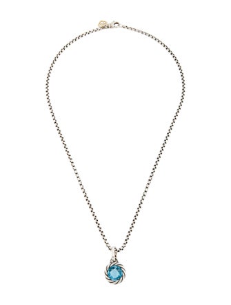 David Yurman Topaz Pendant Necklace