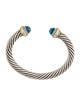 David Yurman Topaz Classic Cable Cuff Bracelet