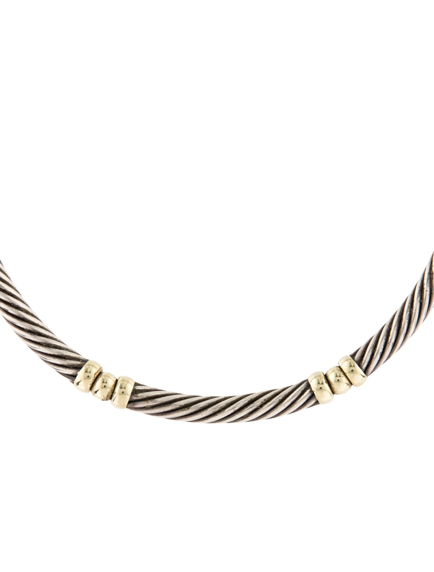 David Yurman Two-Tone Collar Necklace
